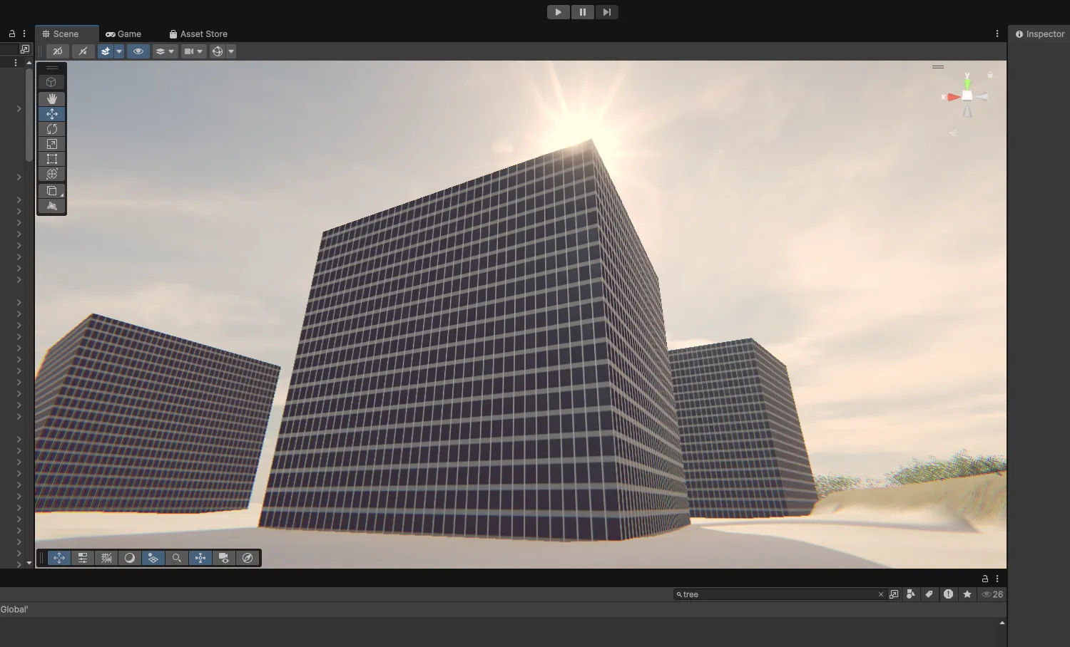 Mow or Never — sun position matched to real shadows